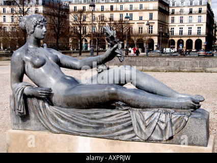 Aristide Maillol Denkmal eine Cezanne 1861 1944 Paris Tuileries Frankreich Stockfoto