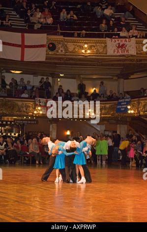 Junior Dance Festival im Tower Ballroom blackpool Stockfoto