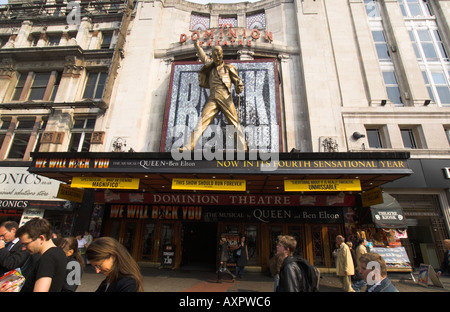 UK England London Dominion Theatre mit Freddy mercury Stockfoto