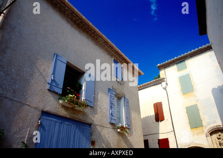 Provence Frankreich Boulbon Dorfhäuser Stockfoto