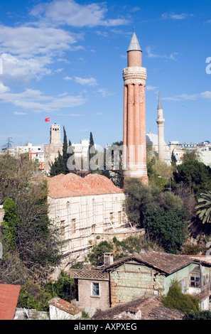 Antalya Yivli Minarett Stockfoto