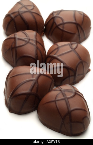 Chocalatier Thorntons schlicht Milchschokolade spezielle Süßwaren Vielfalt Auswahl England UK United Kingdom GB groß Stockfoto