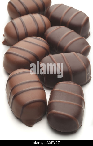 Chocalatier Thorntons schlicht Milchschokolade spezielle Süßwaren Auswahl Auswahl England UK United Kingdom GB Great Britain Stockfoto