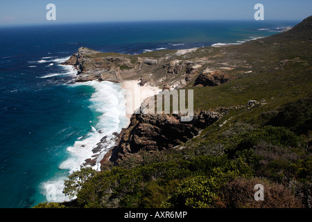 die dramatische Küste von Cape Point Cape Town western Cape Provinz Südafrika betrachtet Stockfoto