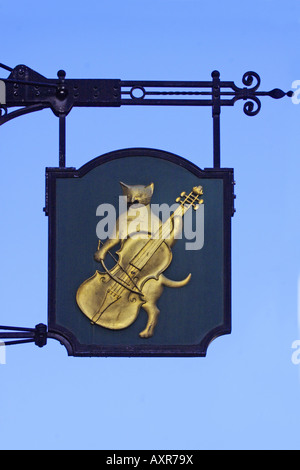 LONDON, Vereinigtes Königreich - 07. MÄRZ 2008: Gedenkzeichen in der Gresham Street Stockfoto