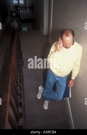 Ruhe im Treppenhaus Stockfoto