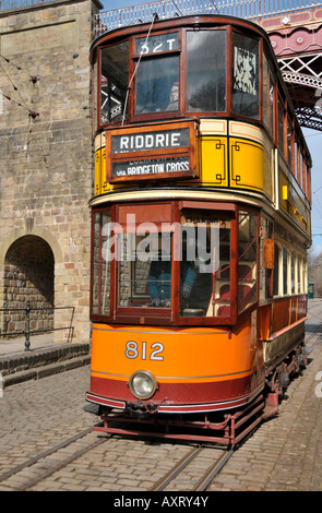 Crich vierziger Wochenende Peak District Nationalpark Derbyshire England UK Stockfoto