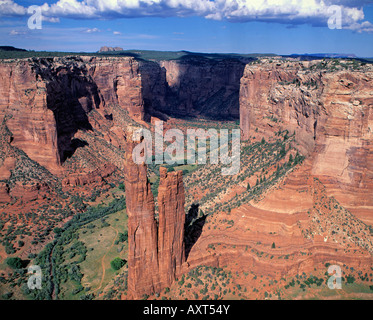 Canyon de Chelly in Arizona Spider Rock USA Stockfoto