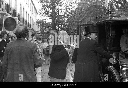 Film der Liebe unter den Ruinen Stockfoto