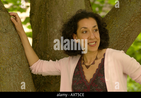 Andrea Levy Spielidee, abgebildet bei Hay Festival 2004 Hay on Wye Powys Wales UK Stockfoto