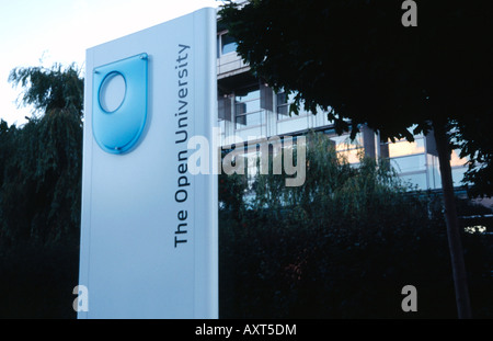 Das neue 3D Logo von The Open University Walton Hall Milton Keynes MK17 6AA United Kingdom of Great Britain Northern Ireland Stockfoto