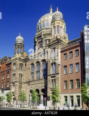 "Geographie / Reisen, Deutschland, Berlin, neue Synagoge, Oranienburger Straße, Außenansicht, Europa, Architektur, Centrum Judaicu Stockfoto