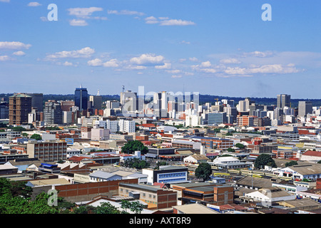 Überblick über die Stadt Harare in Simbabwe Afrika Stockfoto