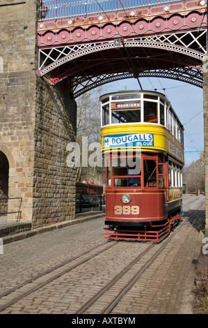 Crich vierziger Wochenende Peak District Nationalpark Derbyshire England UK Stockfoto