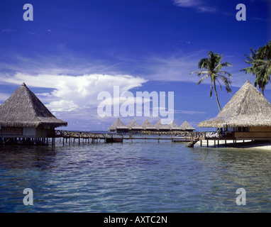 Geographie / Reisen, Tahiti, Moorea, Hotel Bali Hai, Maharepa Strand, Urlaub, Ferien, Urlaub, Resort, Insel, Südsee, Fre Stockfoto