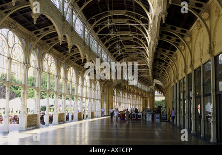 Geographie / Reisen, Tschechien, Marienbad, Kolonnaden, Innenansicht, Kolonnade, Marianske Lazne (Marienbad), Tschechien, Wellness Stockfoto