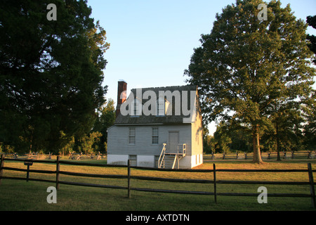 Watt-Haus auf der bei Gaines Mill Schlachtfeld, Richmond, Virginia. Stockfoto