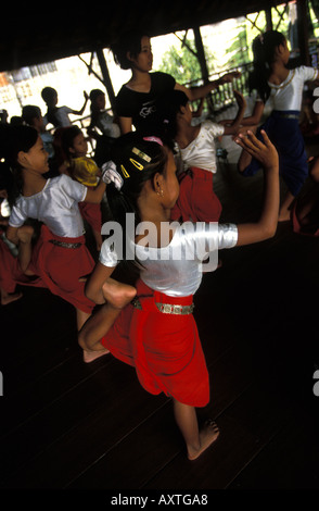 Phnom Penh-Schule für traditionelle Apsara Tänze Stockfoto
