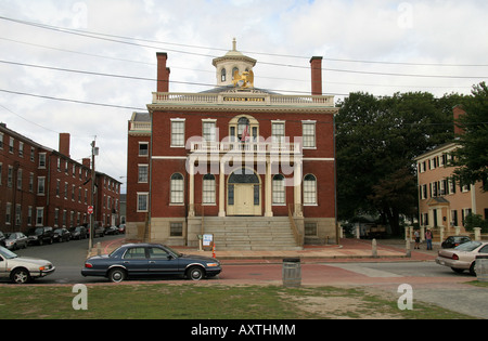 Zollhaus in der Salem Maritime National Historic Site, Salem Hafen, MA. Stockfoto