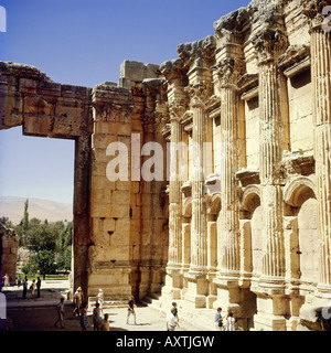 Geographie / Reisen, Libanon, Baalbek, Tempel der Venus, phönizischen, UNESCO, UNESCO-Welterbe, Heliopolis, Spalte, Ruine, Stockfoto