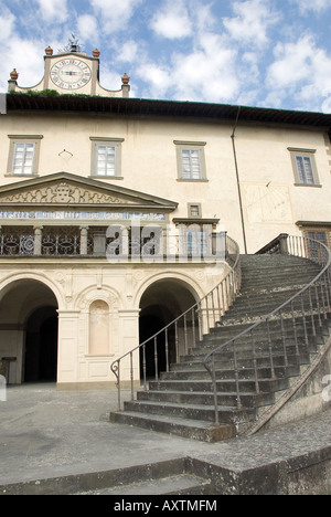 Villa Medici Poggio eine Caiano Stockfoto