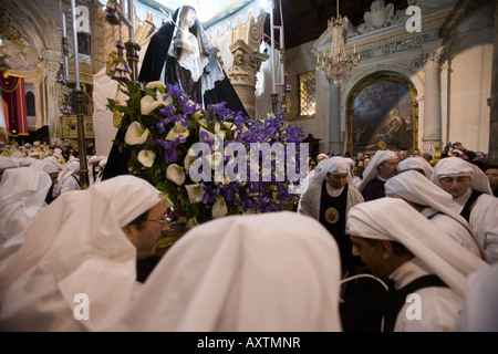 Karfreitag-Enna-Sizilien-Italien Stockfoto