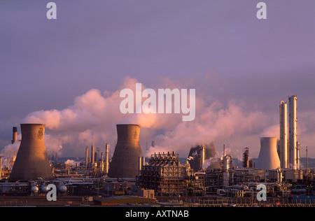 Die Grangemouth Petro chemische Komplex. Grangemouth, Falkirk, Schottland, UK Stockfoto