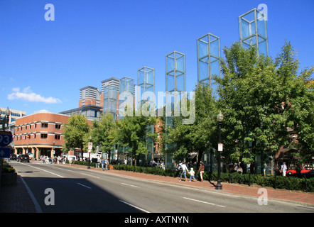 Die Neuengland-Holocaust-Mahnmal, Boston, MA. Stockfoto