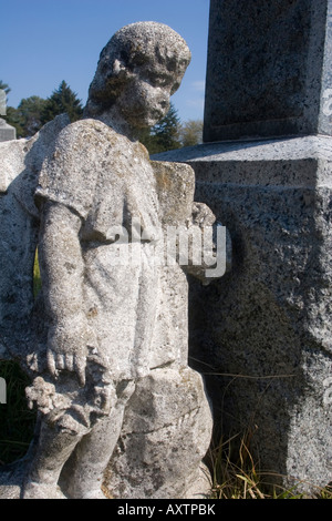 Ein Upstate NY Friedhof gegründet 1861, Soldaten unterzubringen, die im Bürgerkrieg gestorben weiterhin als Begräbnisstätte dienen Stockfoto