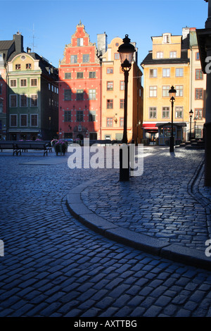 Stortorget in Stockholms Altstadt ("Gamla Stan") Stockfoto