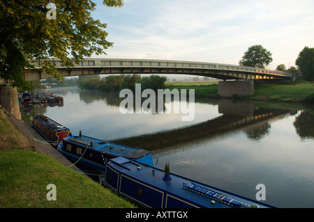 River-Brücke in Upton auf Severn in Worcestershire Stockfoto