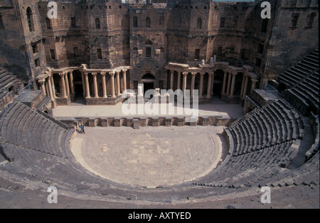 Amphitheater Bosra Syrien Stockfoto