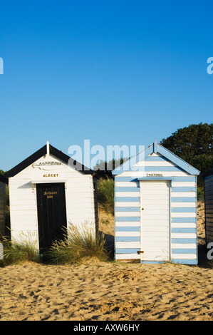 Strandhütten, Southwold, Suffolk, England, Vereinigtes Königreich, Europa Stockfoto