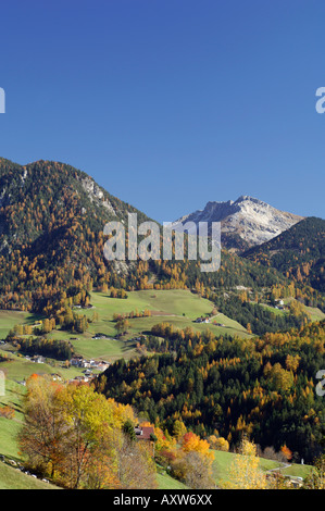 Val di Funes, Dolomiten, Bozen Provinz Trentino-Alto Adige, Italien, Europa Stockfoto