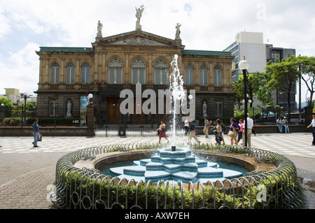 Das National Theater oder das Teatro Nacional, San Jose, Costa Rica Stockfoto