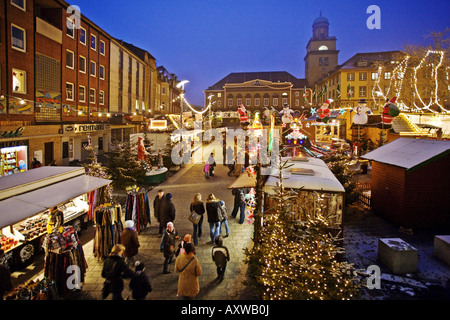 Weihnachtsmarkt, Witten, Ruhrgebiet, Nordrhein-Westfalen, Deutschland Stockfoto