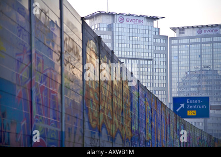 der Essener mit Evonik bauen, Deutschland, Nordrhein-Westfalen, Ruhrgebiet, Essen Stockfoto
