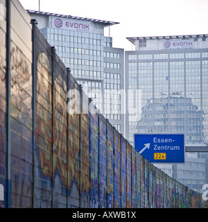 der Essener mit Evonik bauen, Deutschland, Nordrhein-Westfalen, Ruhrgebiet, Essen Stockfoto