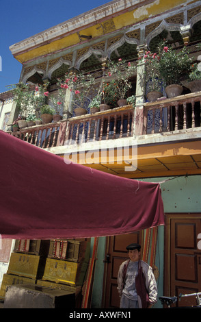 traditionelle Heimat Wüstenhaus Uighur Kashgar Provinz Xinjiang Volksrepublik China Stockfoto