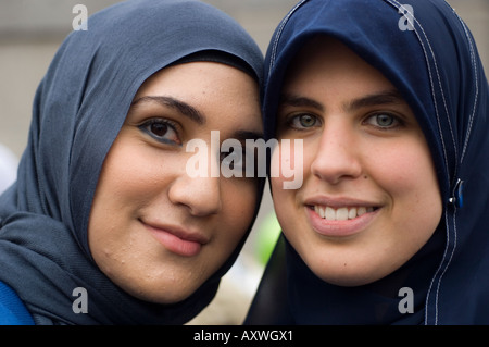 Britische Muslime in London 2006 © Mark Shenley Stockfoto
