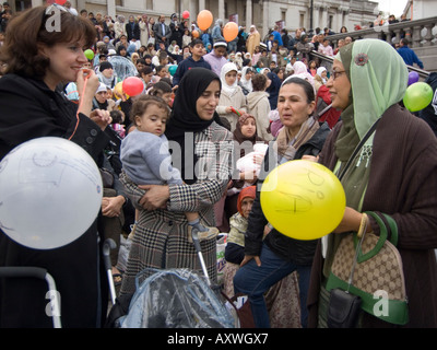Britische Muslime in London 2006 © Mark Shenley Stockfoto