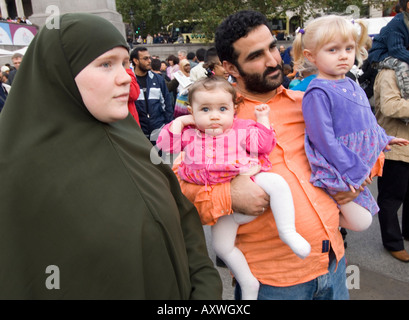 Britische Muslime in London 2006 © Mark Shenley Stockfoto
