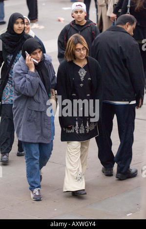 Britische Muslime in London 2006 © Mark Shenley Stockfoto