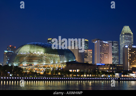 Esplanade Theatres on Bay, Singapur, Südostasien, Asien Stockfoto