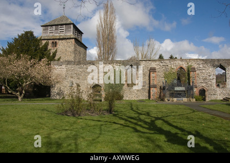 Robert Owen die Sozialreformer das Grab in der St. Mary Church Newtown Montgomeryshire Wales Stockfoto