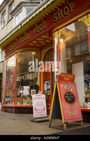 Außenseite des Van s gute Bio- und Vollwertkost Essen Shop Shop Llandrindod wells Powys, Wales UK Stockfoto