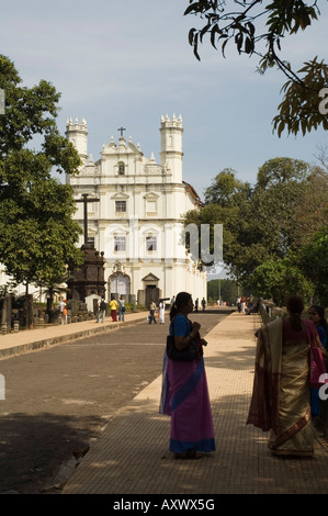 Kirche des Hl. Franziskus von Assisi in old Goa, Goa, Indien Stockfoto