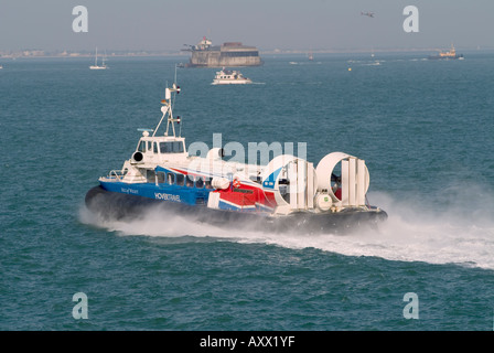 Hovertravel Isle of Wight Hovercraft Stockfoto