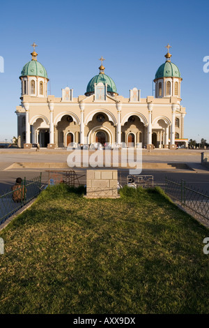 Die christliche Medehanyalem Kirche, Addis Abeba, Äthiopien, Afrika Stockfoto