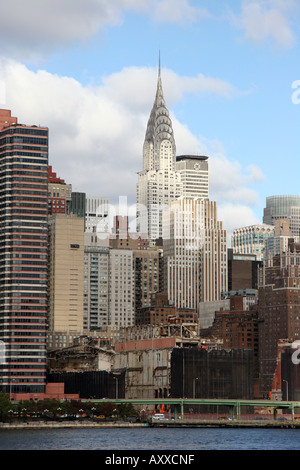 Chrysler Gebäude Met Life Gebäude Mitte Stadt Manhattan NYC USA Stockfoto